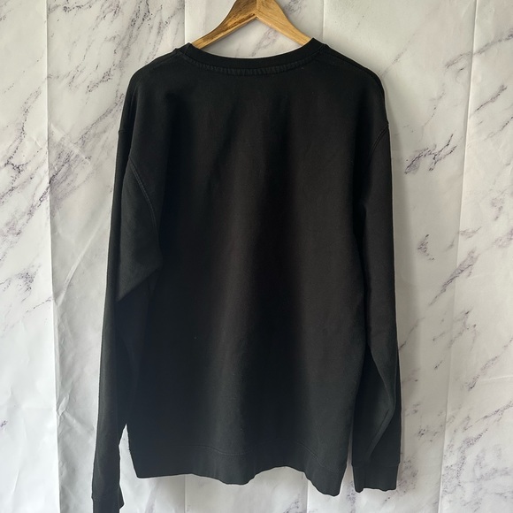 WEEDMAPS LOGO PRINT SWEATSHIRT BLACK/WHITE XL - Picture 7 of 7